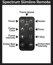 Modern Flames Spectrum Slimline 50-in Linear Electric Fireplace