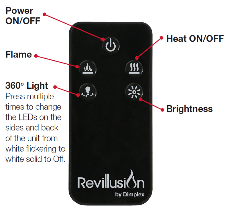 Dimplex Revillusion 20-in Plug-In Electric Fireplace Log Set