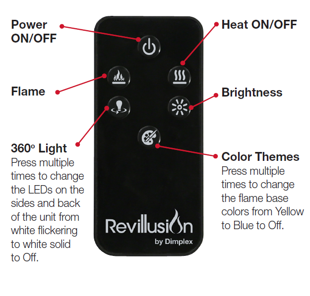 Dimplex Revillusion 25-in Plug-In Electric Fireplace Log Set