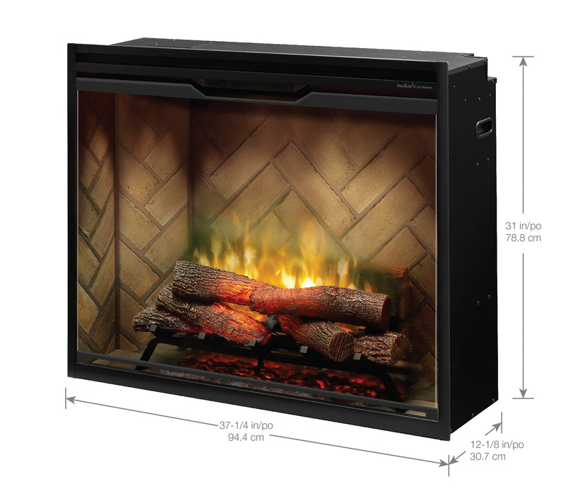Dimplex Revillusion 36-in Portrait Electric Firebox