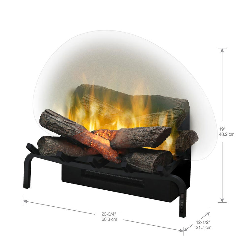 Dimplex Revillusion 20-in Plug-In Electric Fireplace Log Set