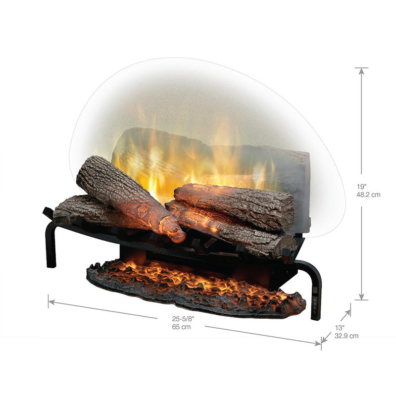 Dimplex Revillusion 25-in Plug-In Electric Fireplace Log Set