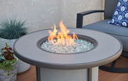 Outdoor GreatRoom Stonefire 32-in Round Aluminum Fire Pit Table in Gray