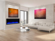 SimpliFire Allusion Platinum 60-in Linear Electric Fireplace