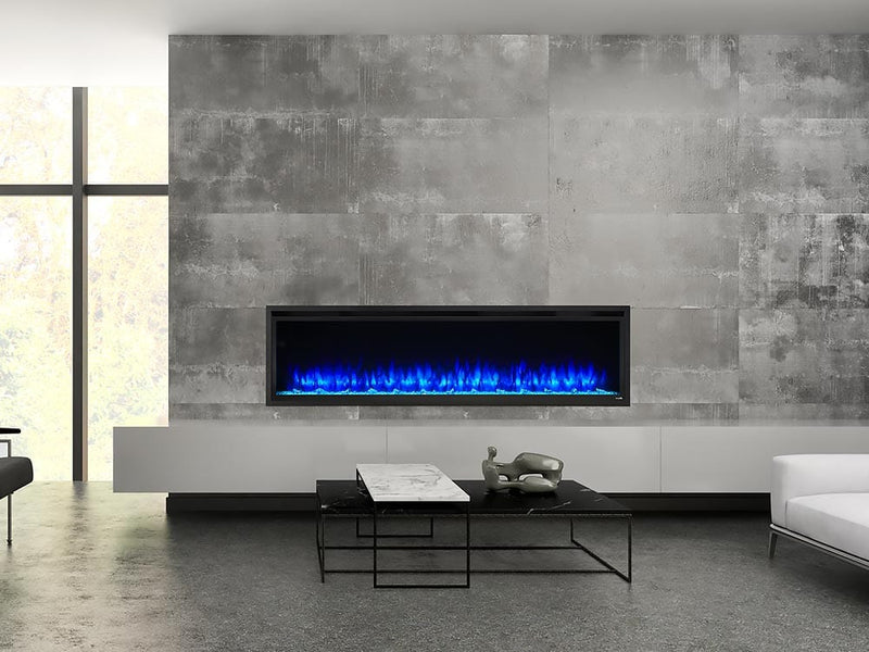 SimpliFire Allusion Platinum 72-in Linear Electric Fireplace