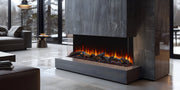 SimpliFire Triton 65-in Multi-View Electric Fireplace