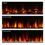 SimpliFire Allusion Slim 72-in Linear Electric Fireplace