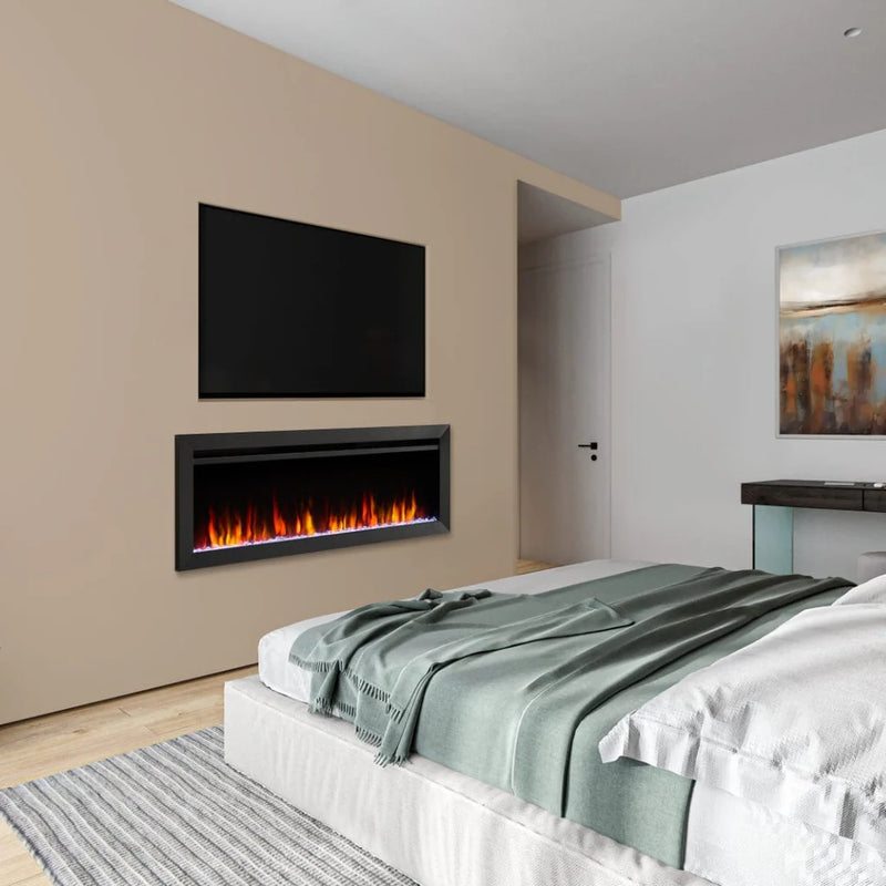 SimpliFire Allusion Slim 50-in Linear Electric Fireplace