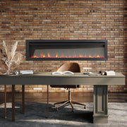 SimpliFire Allusion Slim 72-in Linear Electric Fireplace