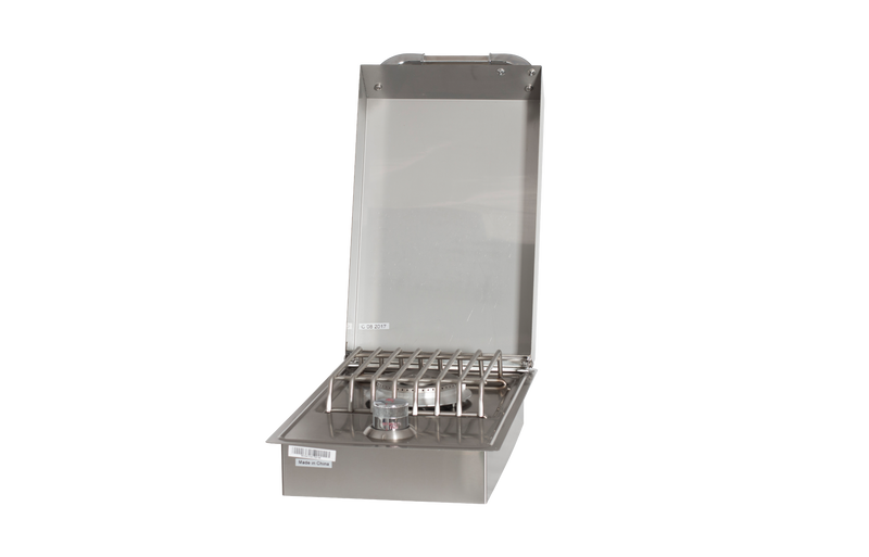 Bull Drop In Gas Propane Single Stainless Steel Side Burner w/ Lid