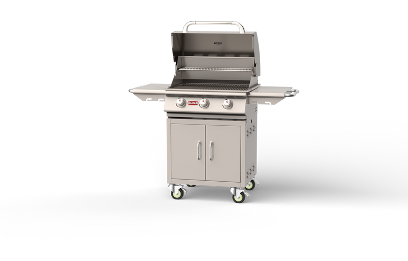 Bull Steer 24-in 3-Burner Built-in Propane Gas Grill