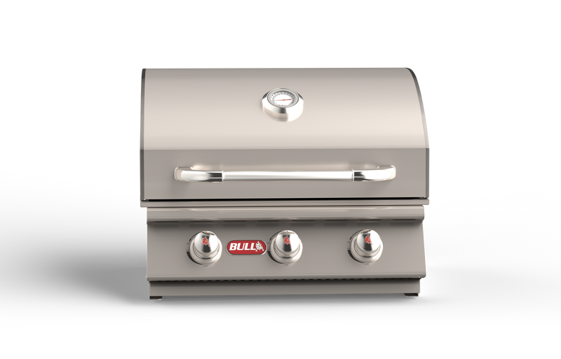 Bull Steer 24-in 3-Burner Built-in Propane Gas Grill