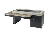 Outdoor GreatRoom Uptown 65-in Linear Gas Fire Table in Coastal Grey