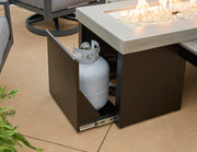 Outdoor GreatRoom Uptown 65-in Linear Gas Fire Table in Coastal Grey