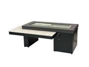 Outdoor GreatRoom Uptown 65-in Linear Gas Fire Table in Seashell