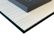 Outdoor GreatRoom Uptown 65-in Linear Gas Fire Table in Seashell