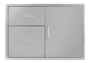 Wildfire 30" x 21" Stainless Steel Door & Double Drawer Combo