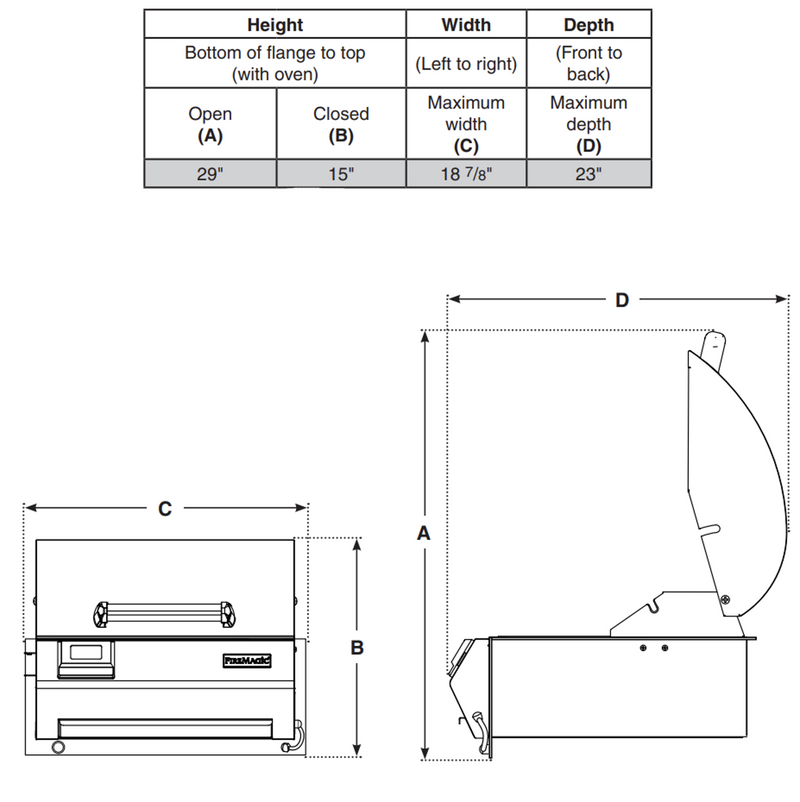 FireMagic E251s Series Electric Grill, 1800 Watts