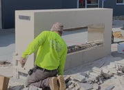 Outdoor GreatRoom Ready-to-Finish 40-in Linear Propane Fireplace w/ Manual Ignition