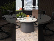 Outdoor GreatRoom Cirvalo 42-in Round Propane Fire Pit Table