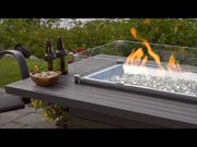 Outdoor GreatRoom Brooks 61-in Linear Gas Fire Table