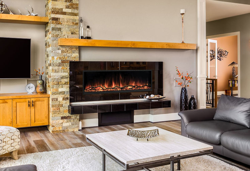 Modern Flames Landscape Pro 56-in Slim Built-In Electric Fireplace