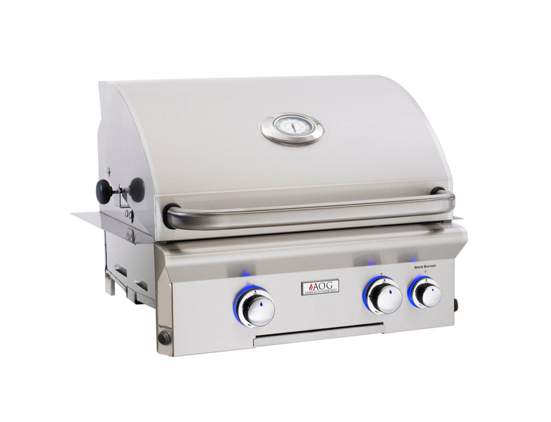 American Outdoor Grill L/T-Series 24-in Stainless Steel 2 Burner Gas Propane Grill Built-In Configuration