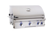 American Outdoor Grill L/T-Series 30-in Stainless Steel 3 Burner Gas Propane Grill Built-In Configuration