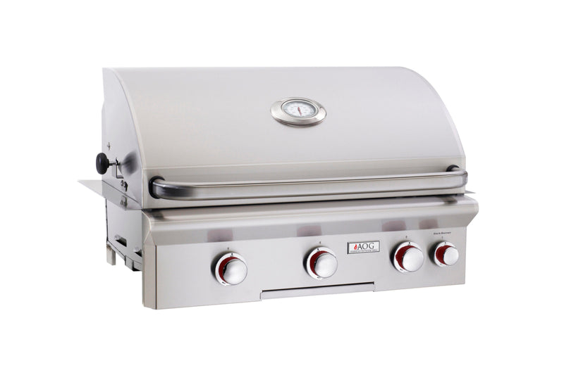 American Outdoor Grill L/T-Series 30-in Stainless Steel 3 Burner Gas Propane Grill Built-In Configuration