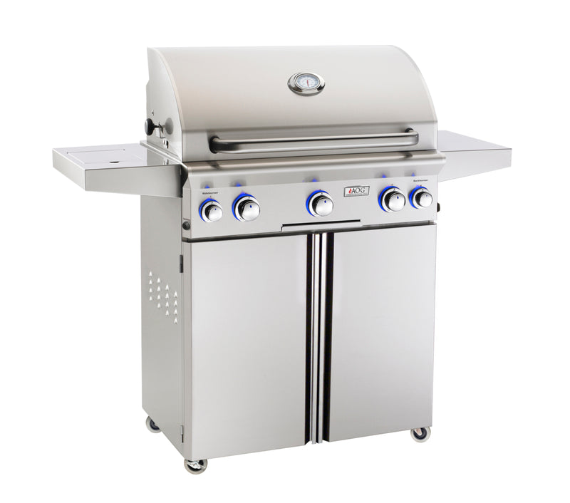 American Outdoor Grill L/T-Series 30-in Stainless Steel 3 Burner Gas Propane Grill on Cart