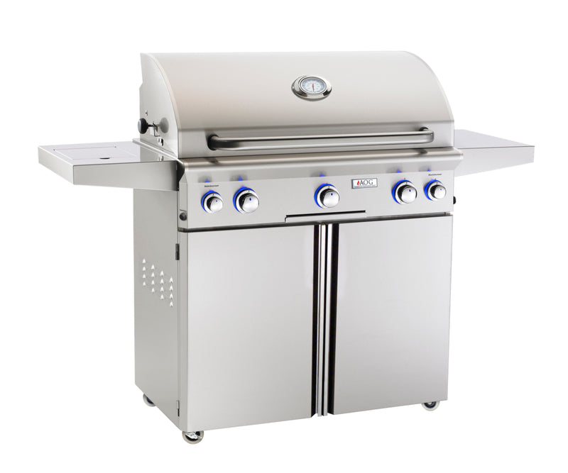 American Outdoor Grill L/T-Series 36-in Stainless Steel 3 Burner Gas Propane Grill on Cart