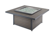 Outdoor GreatRoom Kenwood 40-in Square Propane Fire Pit Table in Taupe