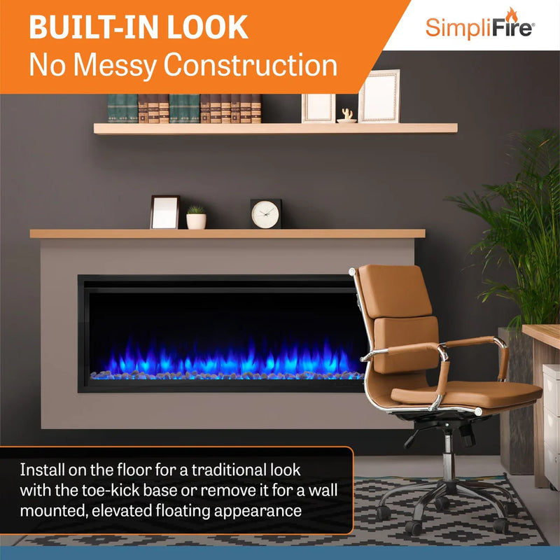 SimpliFire Boyd Ready-to-Finish Style Build-Out Kit for Allusion Platinum 50-in