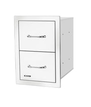 Bull 15-in Stainless Steel Double Drawer Combo w/ Reveal