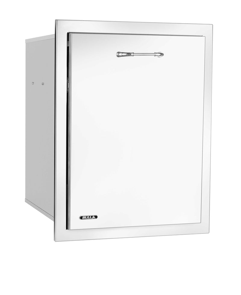 Bull 8 Gallon Stainless Steel Double Pull Out Trash/Recycle Drawer w/ Reveal