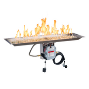 Outdoor GreatRoom 42-in Crystal Fire Plus Linear Burner
