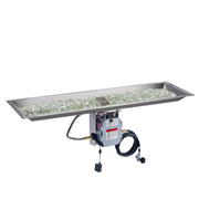 Outdoor GreatRoom 42-in Crystal Fire Plus Linear Burner