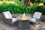 Outdoor GreatRoom Cirvalo 42-in Round Propane Fire Pit Table