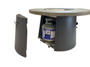 Outdoor GreatRoom Cirvalo 42-in Round Propane Fire Pit Table