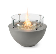 Outdoor GreatRoom Cove 29-in Round Propane Fire Bowl in Natural Grey