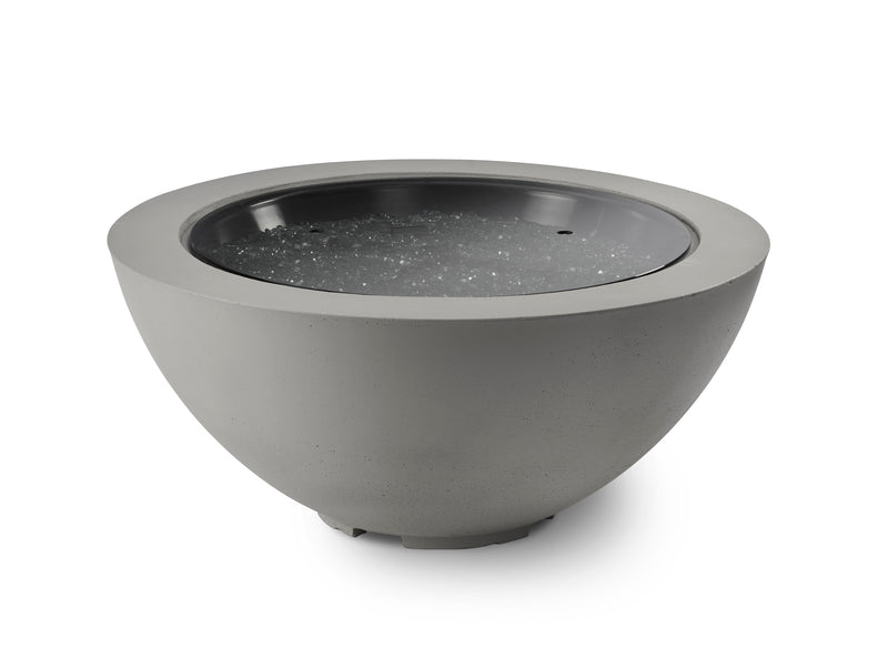Outdoor GreatRoom Cove 42-in Round Propane Fire Bowl in Natural Grey