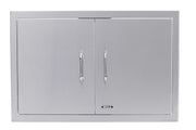 Bull 30-in Stainless Steel Double Door Combo w/ Reveal