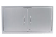 Bull 38-in Stainless Steel Double Door Combo w/ Reveal
