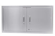 Bull 38-in Stainless Steel Double Door Combo w/ Reveal