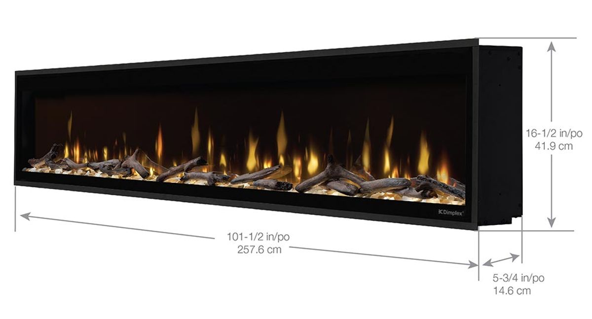 Dimplex Ignite Evolve 100-in Linear Electric Fireplace