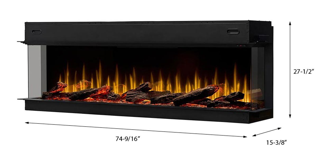 Dimplex Ignite Ultra 74-in Linear Electric Fireplace