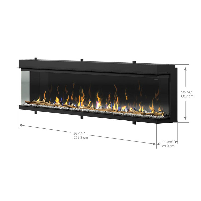 Dimplex IgniteXL Bold 100-in Built-In Linear Electric Fireplace
