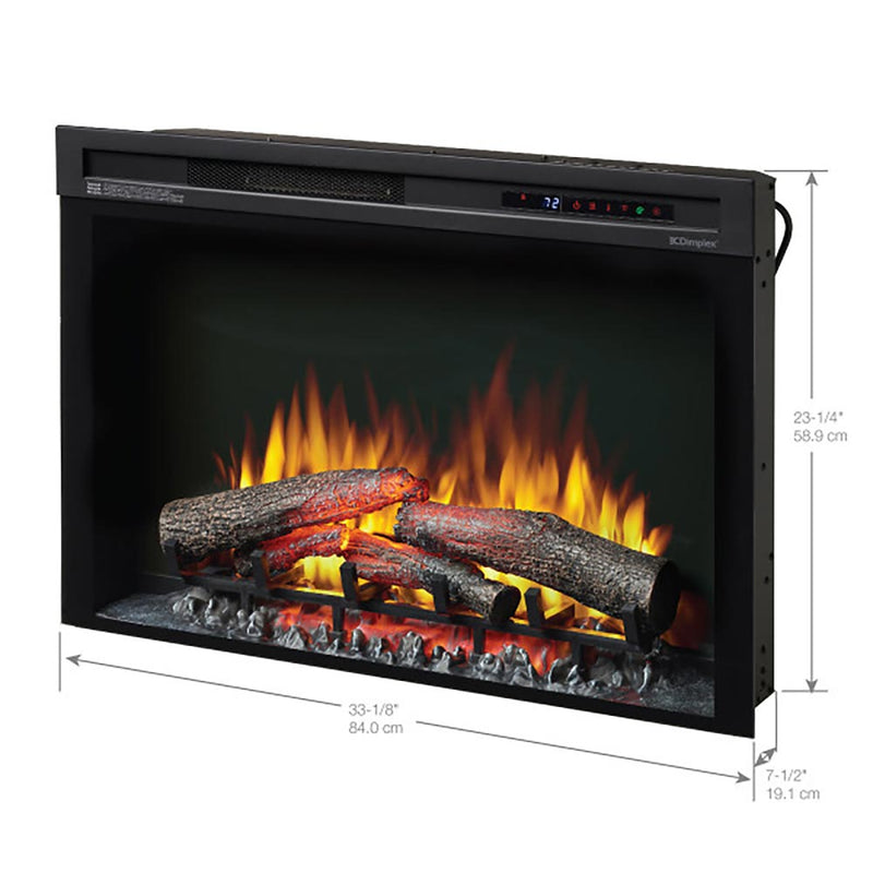 Dimplex Nova 33-in Multi-Fire XHD Plug-In Electric Fireplace Insert