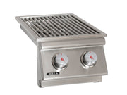 Bull Built-In Gas Propane Double Side Burner W/ Stainless Steel Lid