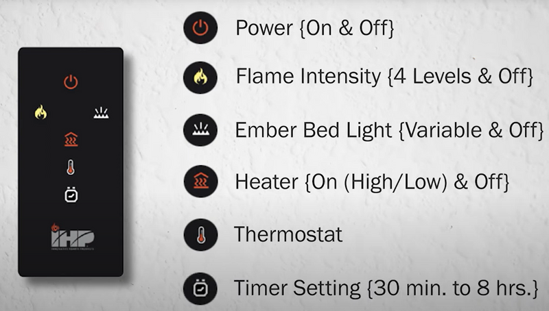 Superior ERL2000 45-in Linear Electric Fireplace